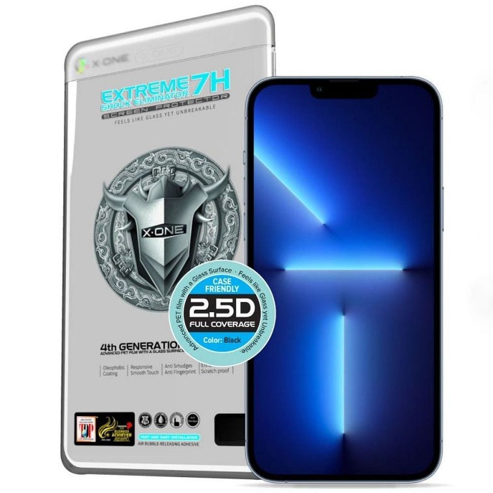 X-ONE Extreme Shock Eliminator 4th gen – Üvegfólia iPhone 13 Pro Max / 14 Plus Készülékekhez