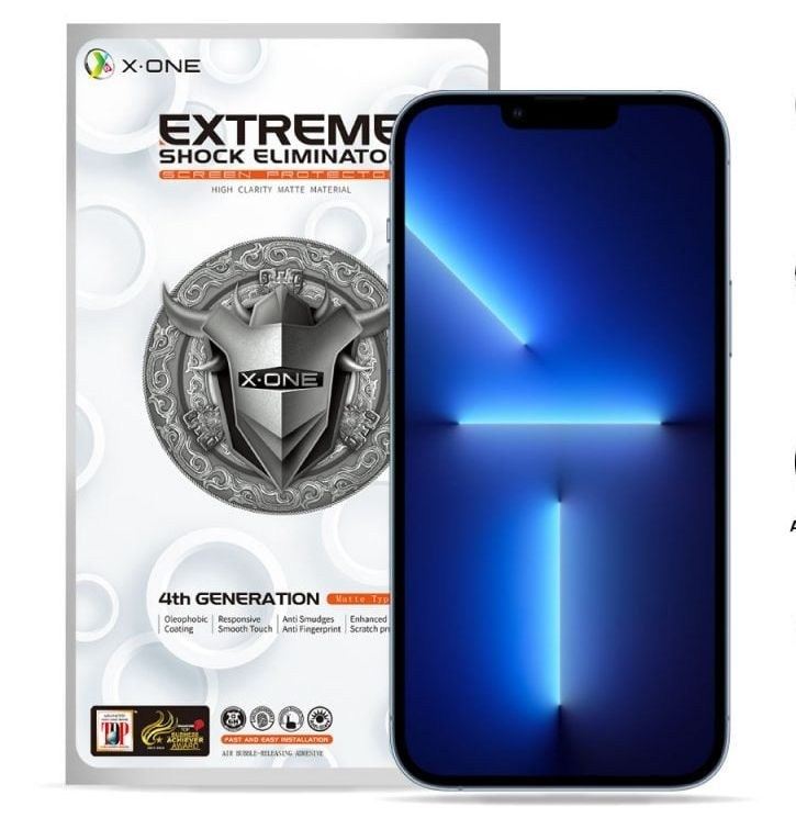 X-ONE Extreme Shock Eliminator 4th Gen. (Matt Sorozat) – iPhone 13 Pro Max/14 Plus Készülékhez