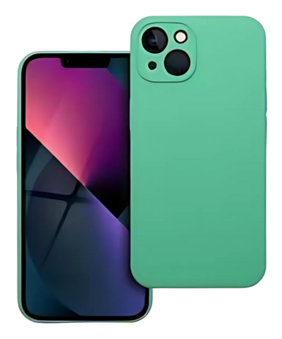 SILICONE Tok 2mm – iPhone 13-hoz, menta színben